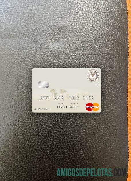 Iraque Rasheed Bank Mastercard Photolook Front exemplo real